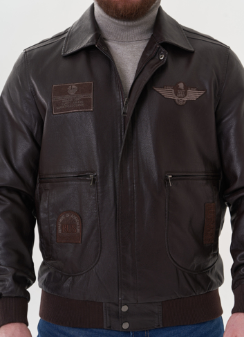 Мужская куртка из эко кожи