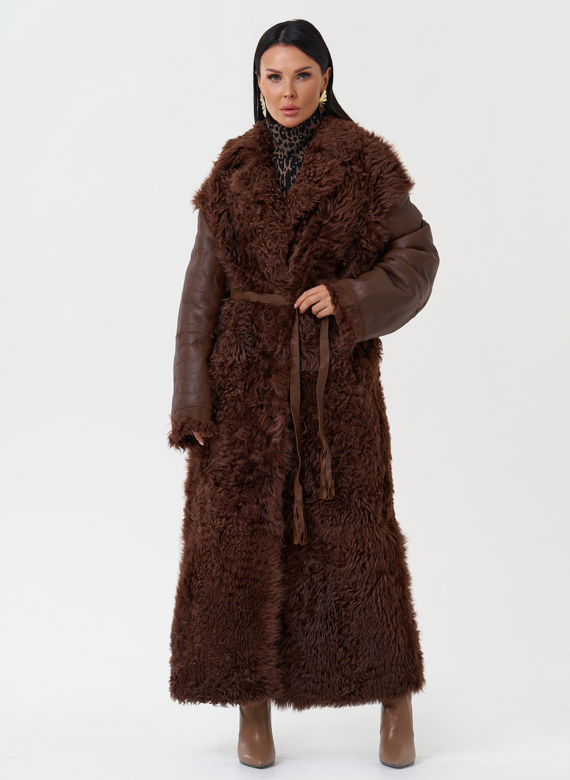 Двухсторонняя натуральная дубленка