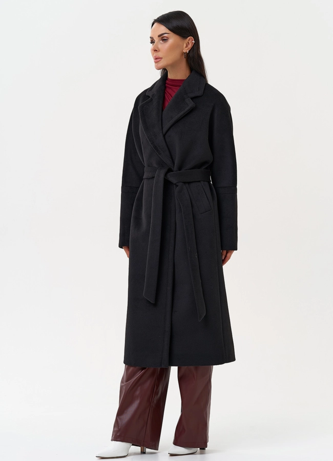 Женское пальто с английским воротником модель № 31209 универмаг малина