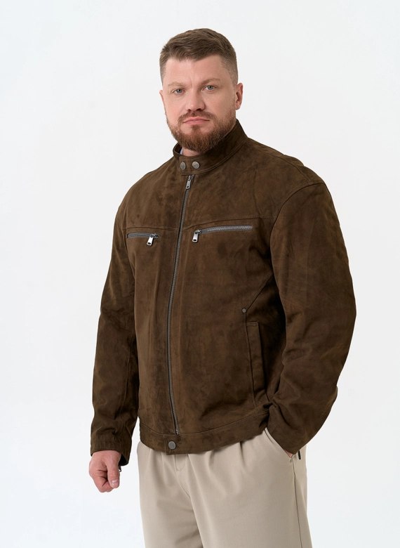 Мужская куртка из натуральной замши